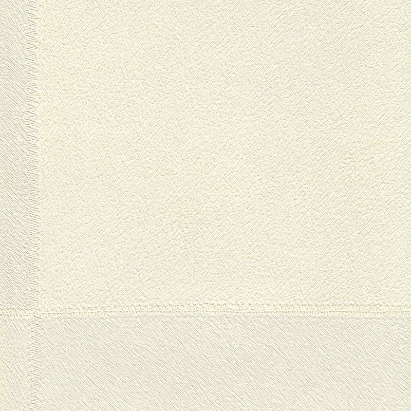 Off white stitched leather-like wallcovering