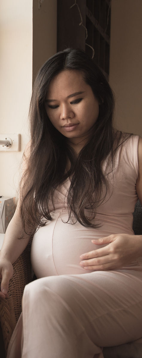 Pregnant Asian Woman