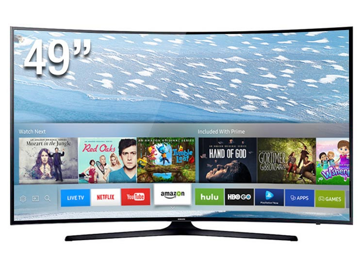 SAMSUNG SMART TV UHD 49" CURVO 49KU6300
