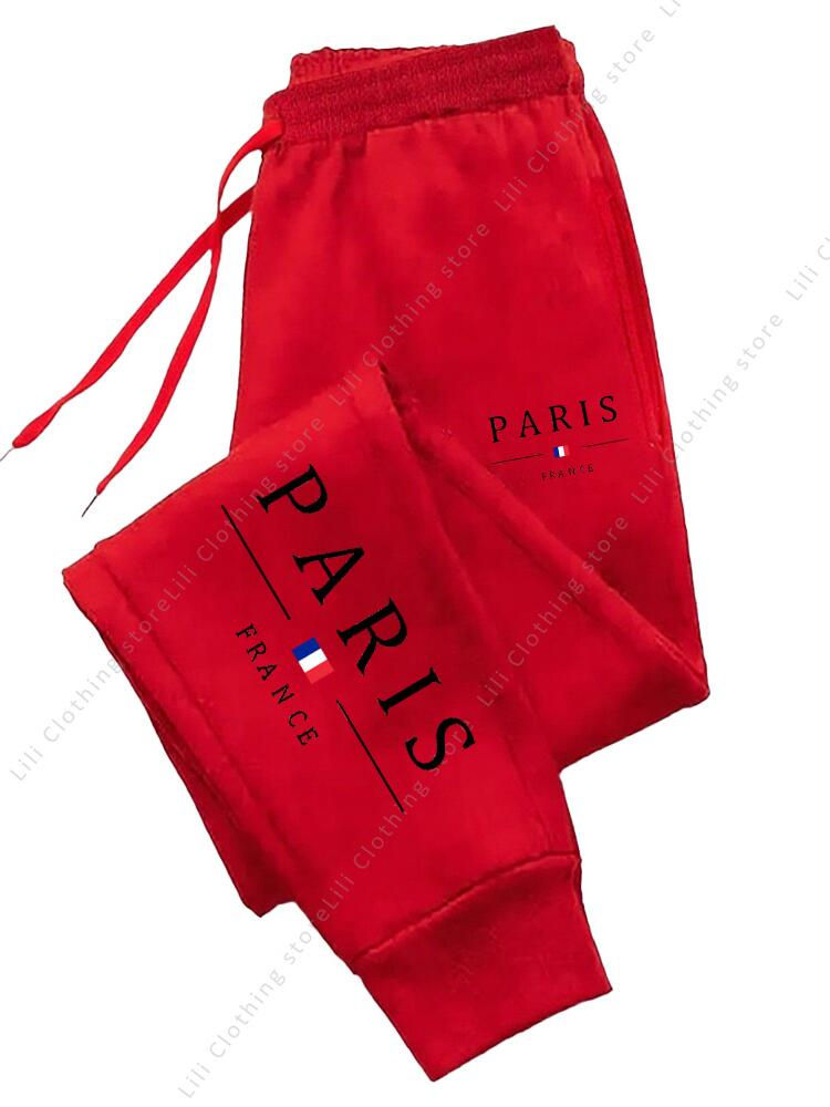 Thumbnail: 2025 New Hot Sale PARIS Jogger Pants for Women's Trousers High quality Autumn Wi