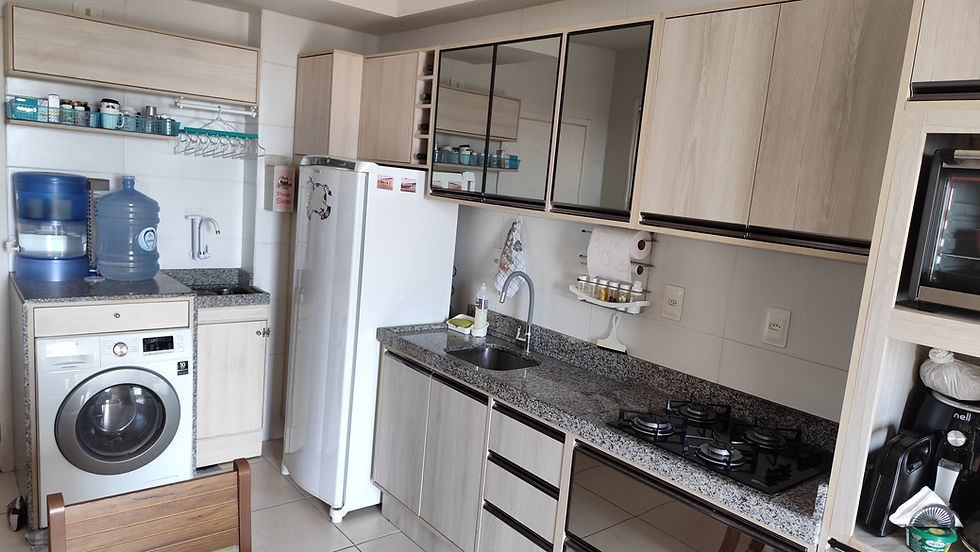 Cozinha e lavanderia