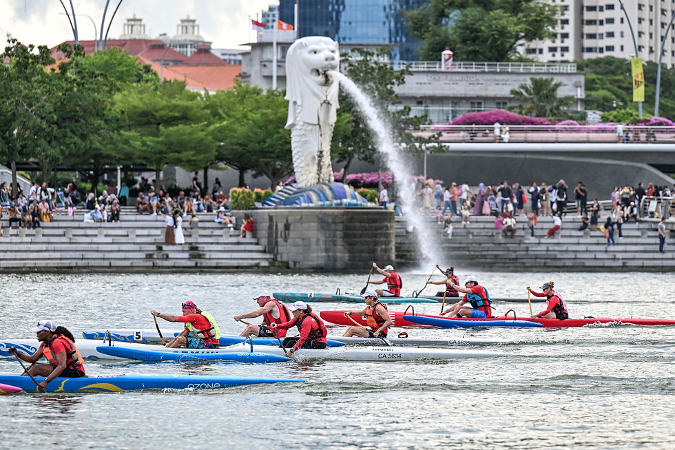 outrigger canoe racing Marina Bay Singapore 2026