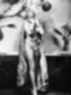 Christine Keeler as a showgirl at Murray's Cabaret Club