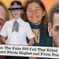 Composite image with three faces:  policewomen Nicola Hughes and Fiona Bone, and Dale Creegan making a stern expression. Text: "Dale Cregan: The Fake 999 Call."