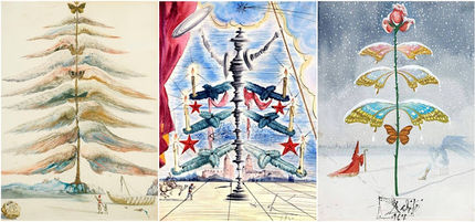 Christmas Cards Created By Salvador Dalí