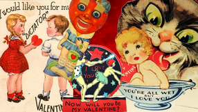 The Dark Side of Love: Macabre and Creepy Valentine’s Day Cards from Yesteryear