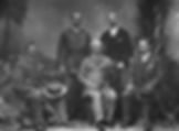 Henry Morton Stanley with the officers of the Advance Column, Cairo, 1890. From the left: Dr. Thomas Heazle Parke, Robert Henry Nelson, Henry Morton Stanley, William Grant Stairs, and Arthur Jephson.