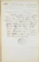 Handwritten document with cursive script on aged paper, featuring a "HOUSE OF LORDS" stamp. Writing is dense, with historical appeal.