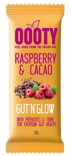 OOOTY GutNGlow Raspberry & Cacao Oat Bar