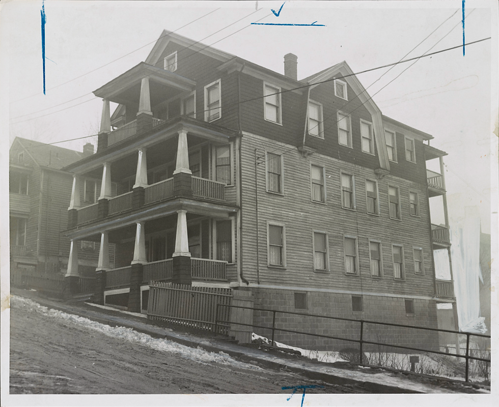 A large victorian house
