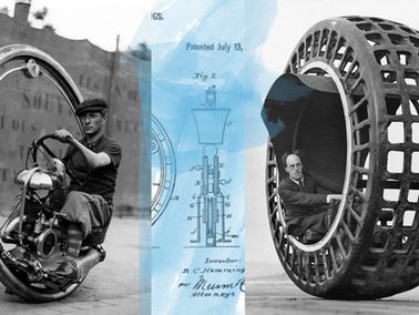 The 'Monowheel' - An Invention That Didn't Catch On
