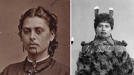 Portraits Of Tā Moko Tattooed Māori Women Before The 1907 Tohunga Suppression Act.