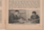 Man and woman at desk, discussing a contract. Bookshelves in background. Caption reads: “Atty. Jones discusses contract for champ.”