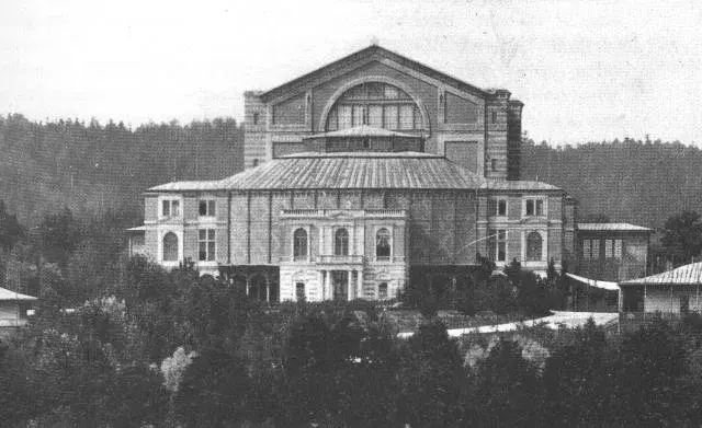 Wagner's Festspielhaus at Bayreuth, Germany