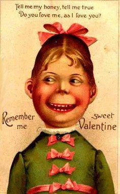 Vintage illustration of smiling girl, 