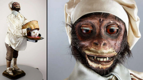 How About a Monkey Pastry Chef Serving The Head of a Cat?