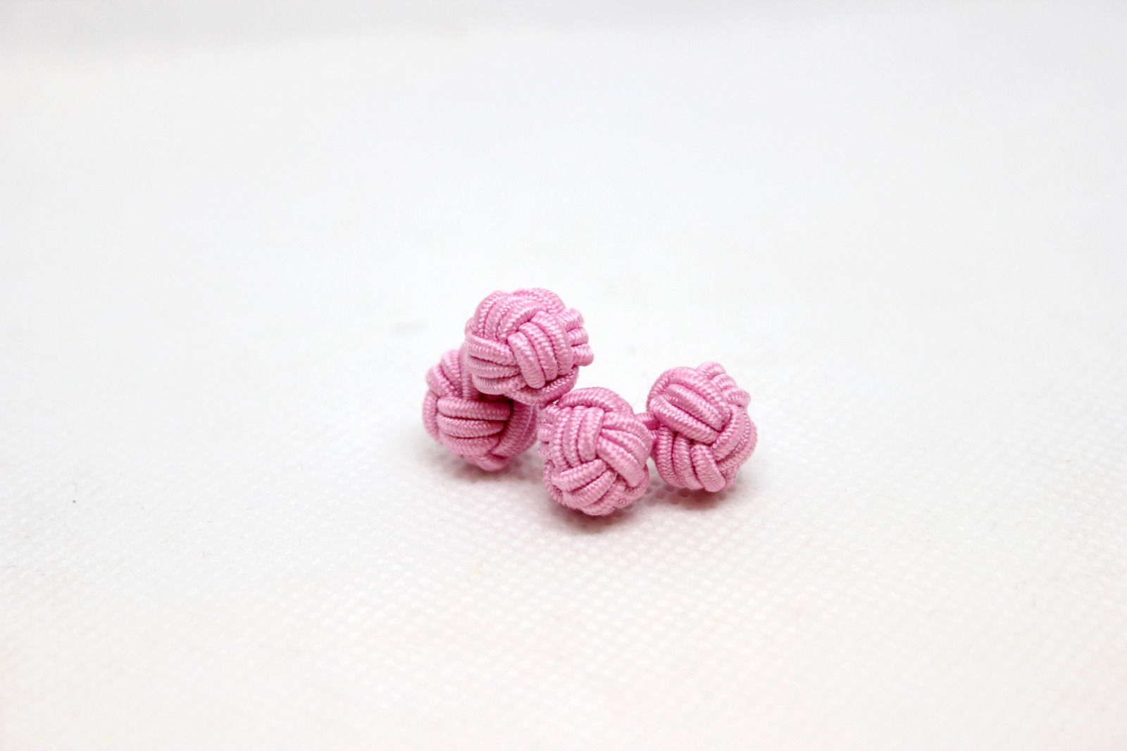 Boutons de manchette passementerie roseclair