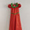 Miniature : Robe T4/5 ans, rouge et verte