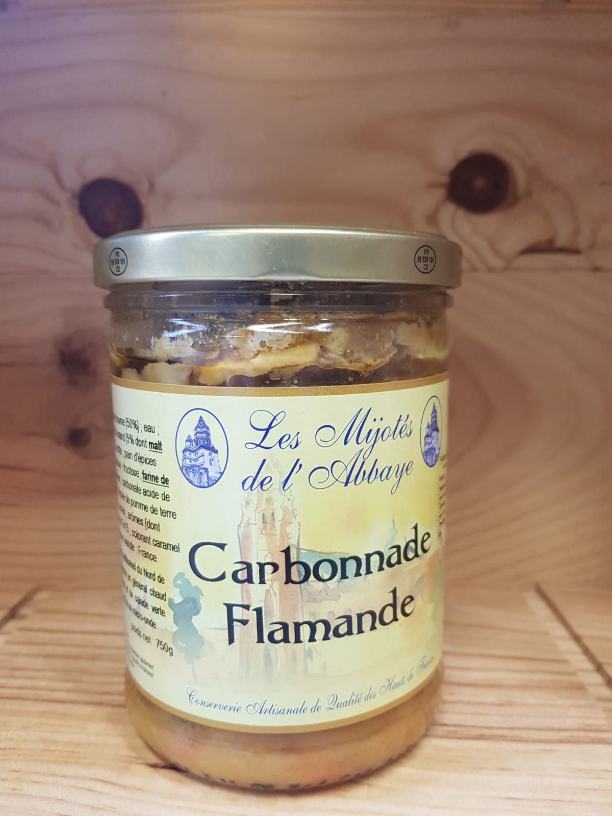 Carbonnade Flamande, délices des Flandres, 750 gr