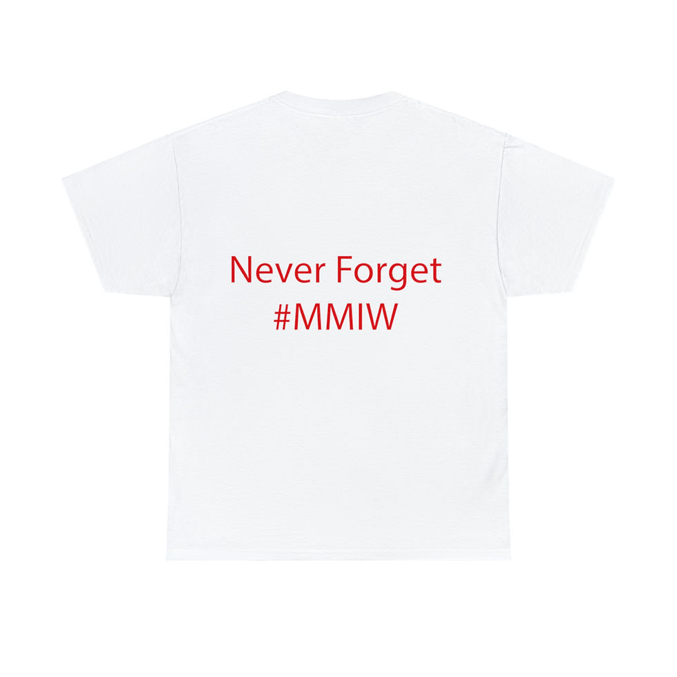 Thumbnail: Never forget #MMIW t-shirt