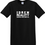 Miniature : T-shirt noir IDREN REALITY floqué blanc – coupe unisexe, flocage fait main, esprit reggae roots.