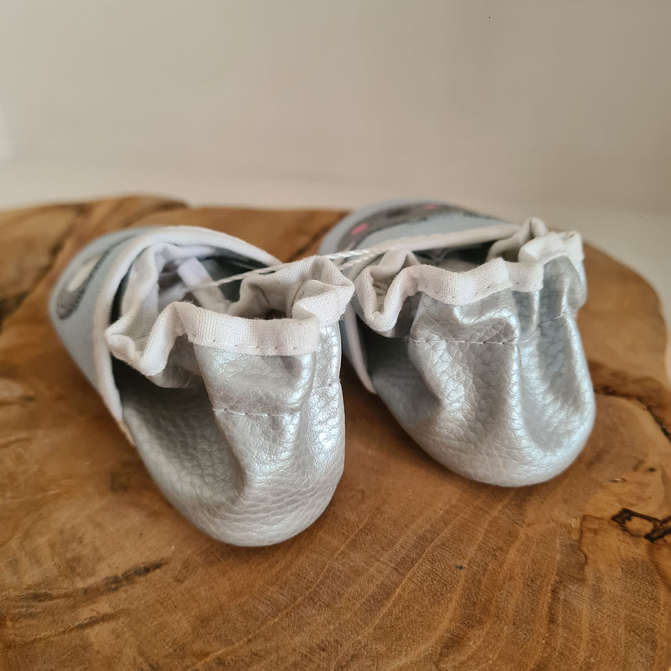 Miniature : Chaussons en simili cuir – Modèle Koala - 6/12 mois (18-19)