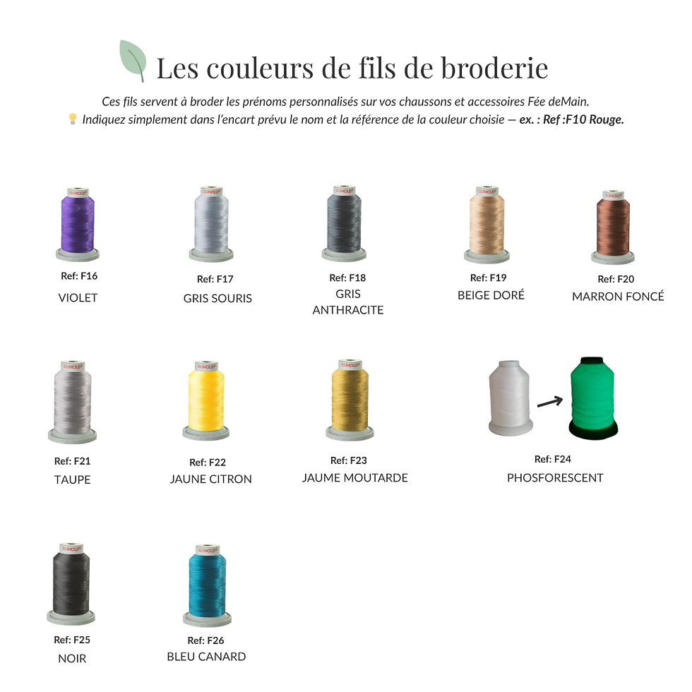 Miniature : Choix de couleurs pour chaussons cuir personnalisables bébé