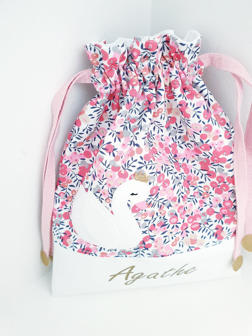 Miniature : Sac à dos ou Pochette Personnalisable : Modèle Agathe – Petit format photographié de face