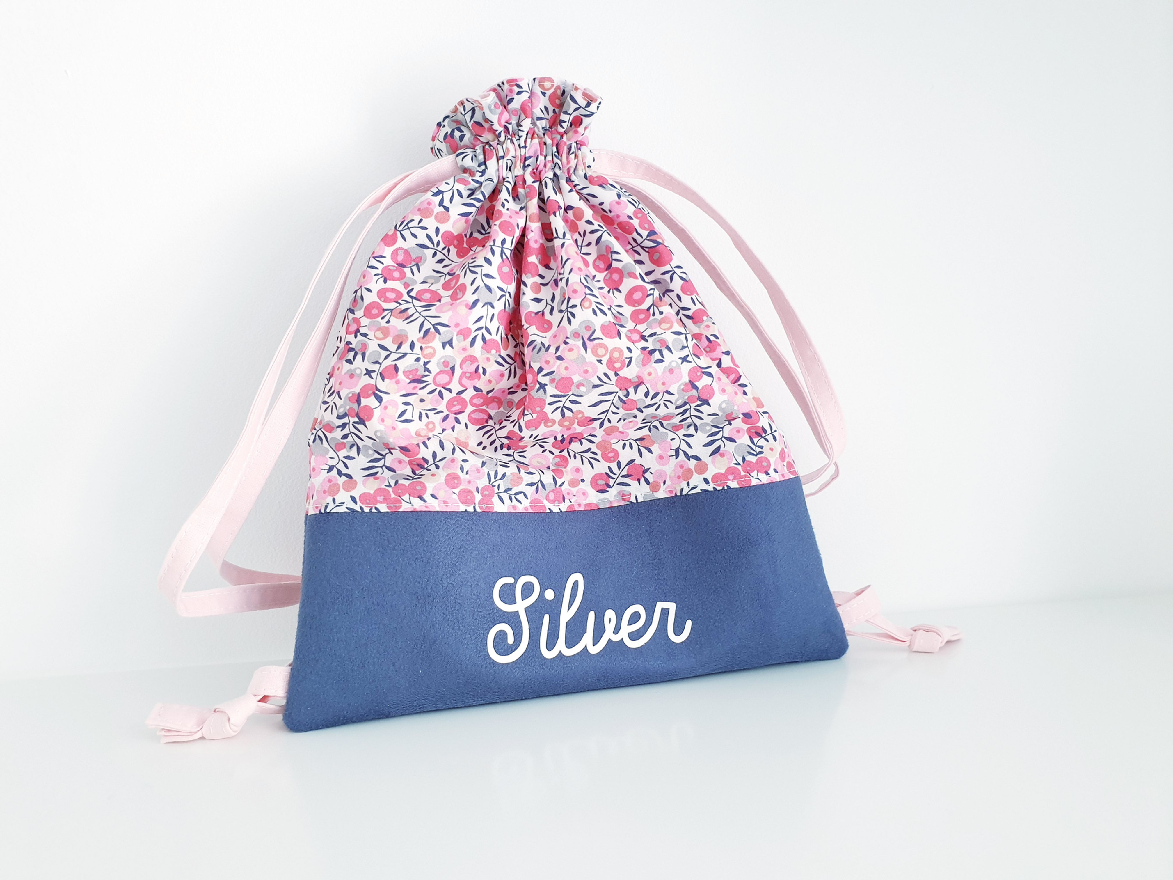 Sac à dos ou Pochette Personnalisable : Modèle Silver – Vue principale du produit