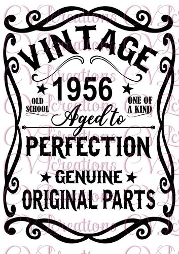 Download Cutomized Vintage Aged To Perfection Old School One Of A Kind Svg Png Dxf Cvlcreations PSD Mockup Templates