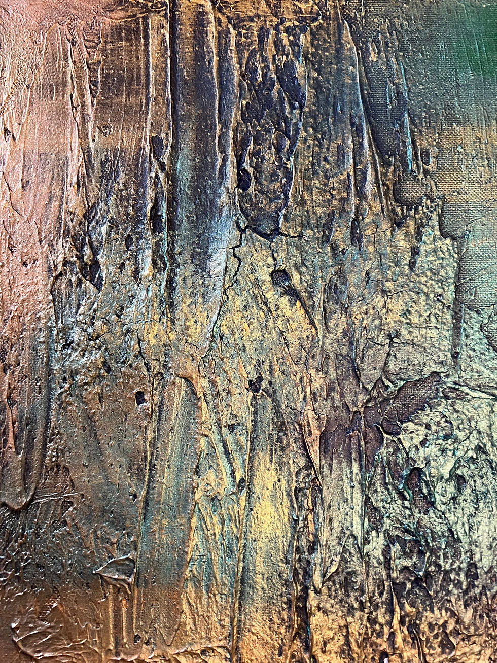 Thumbnail: Ocean Treasures | Contemporary painting | Textured abstract | Artwork |