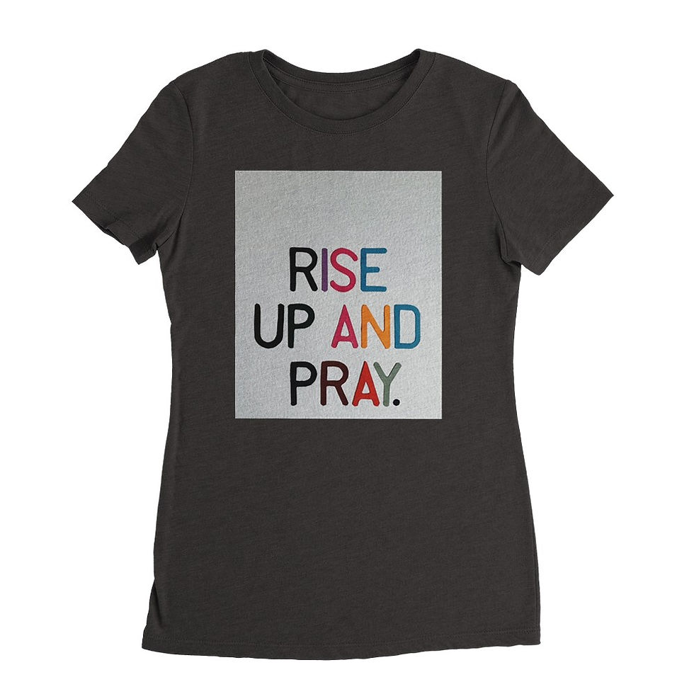 Thumbnail: Women's Triblend Crewneck T-shirt | Next Level 6710