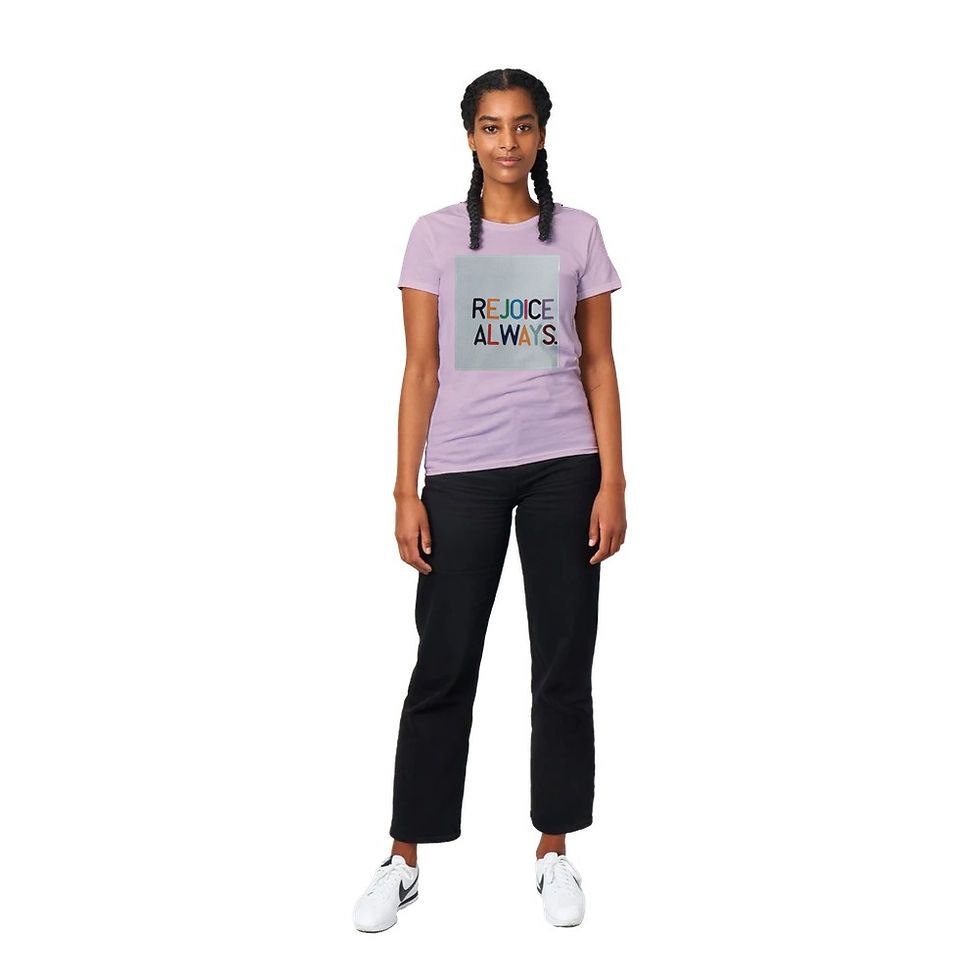 Thumbnail: Heavyweight Womens Crewneck T-shirt