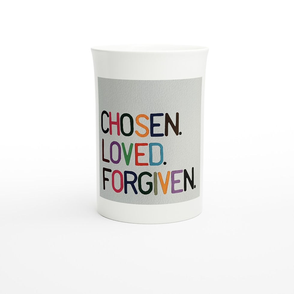 Thumbnail: White 10oz Porcelain Slim Mug