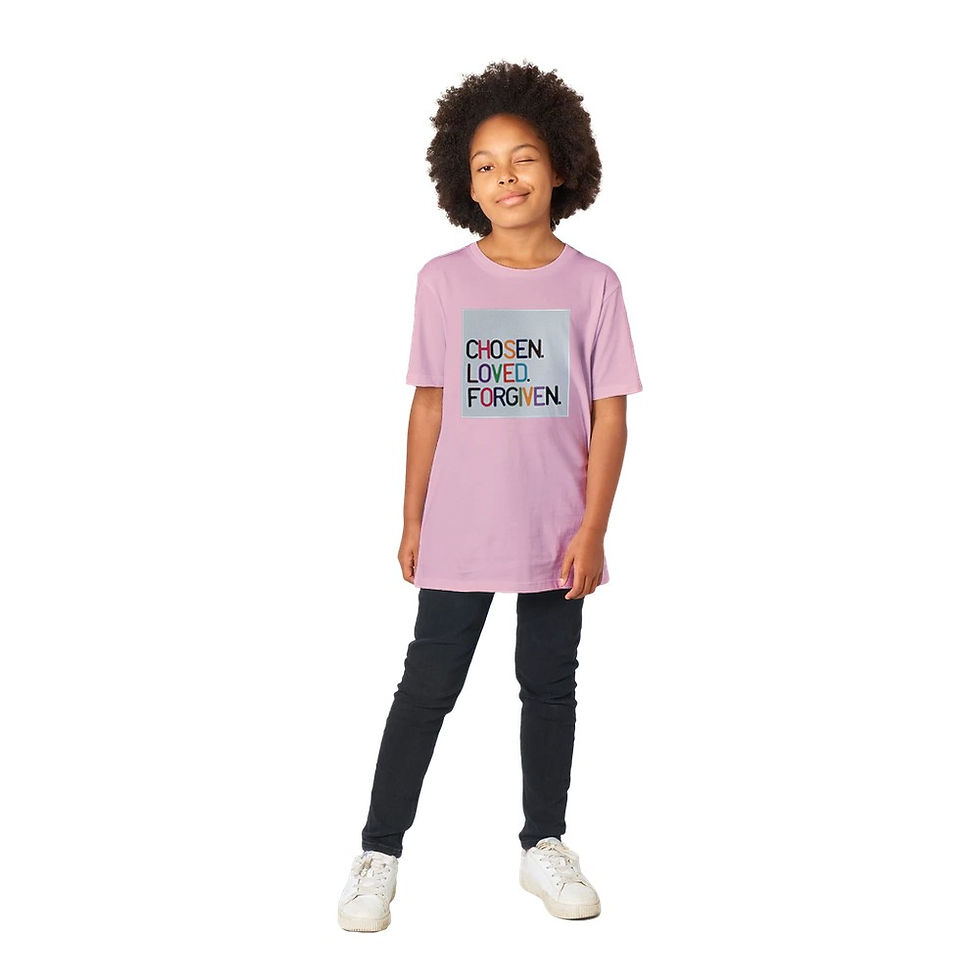 Thumbnail: Organic Kids Crewneck T-shirt
