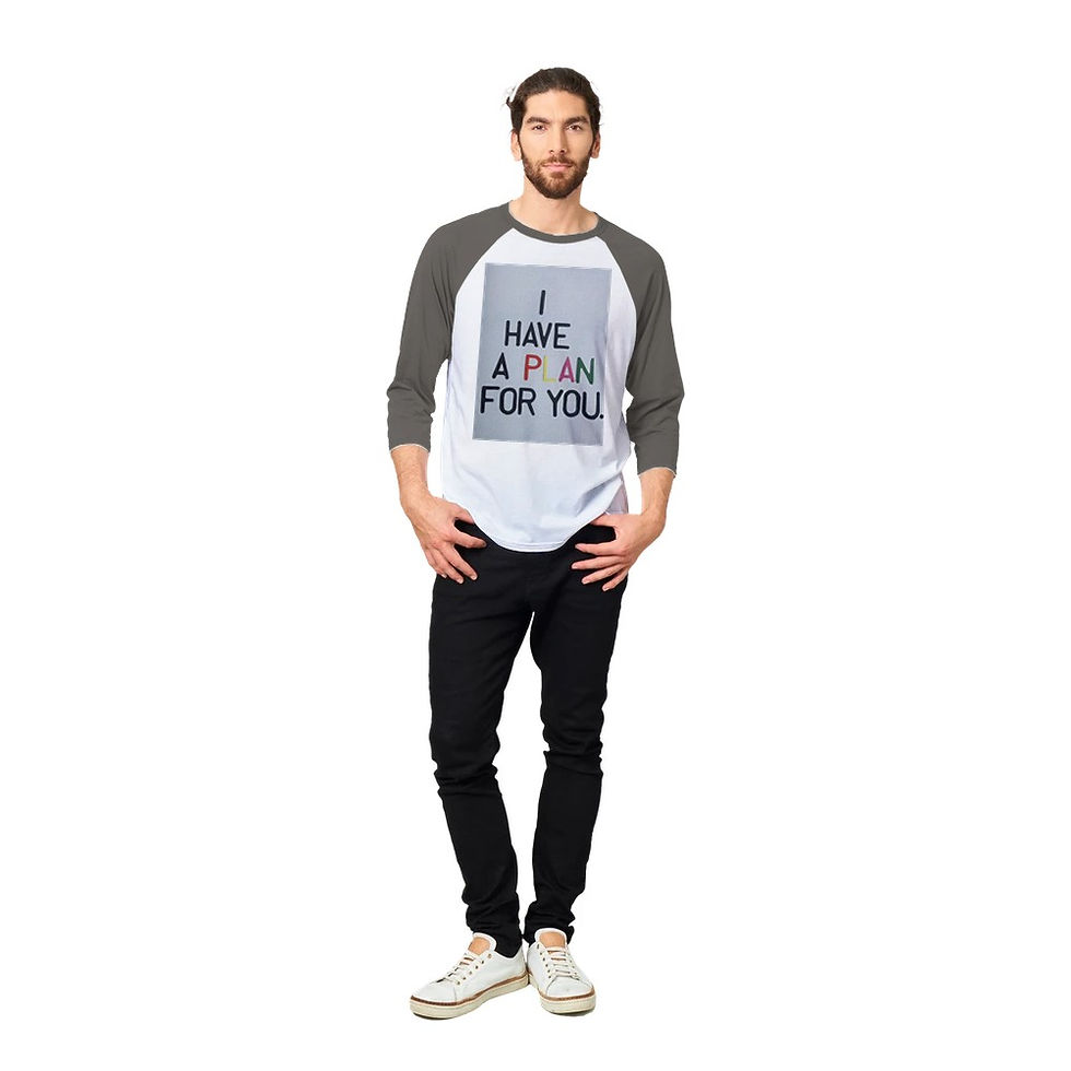 Thumbnail: Men’s 3/4 sleeve Raglan T-shirt