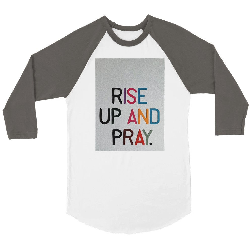 Unisex 3/4 sleeve Raglan T-shirt