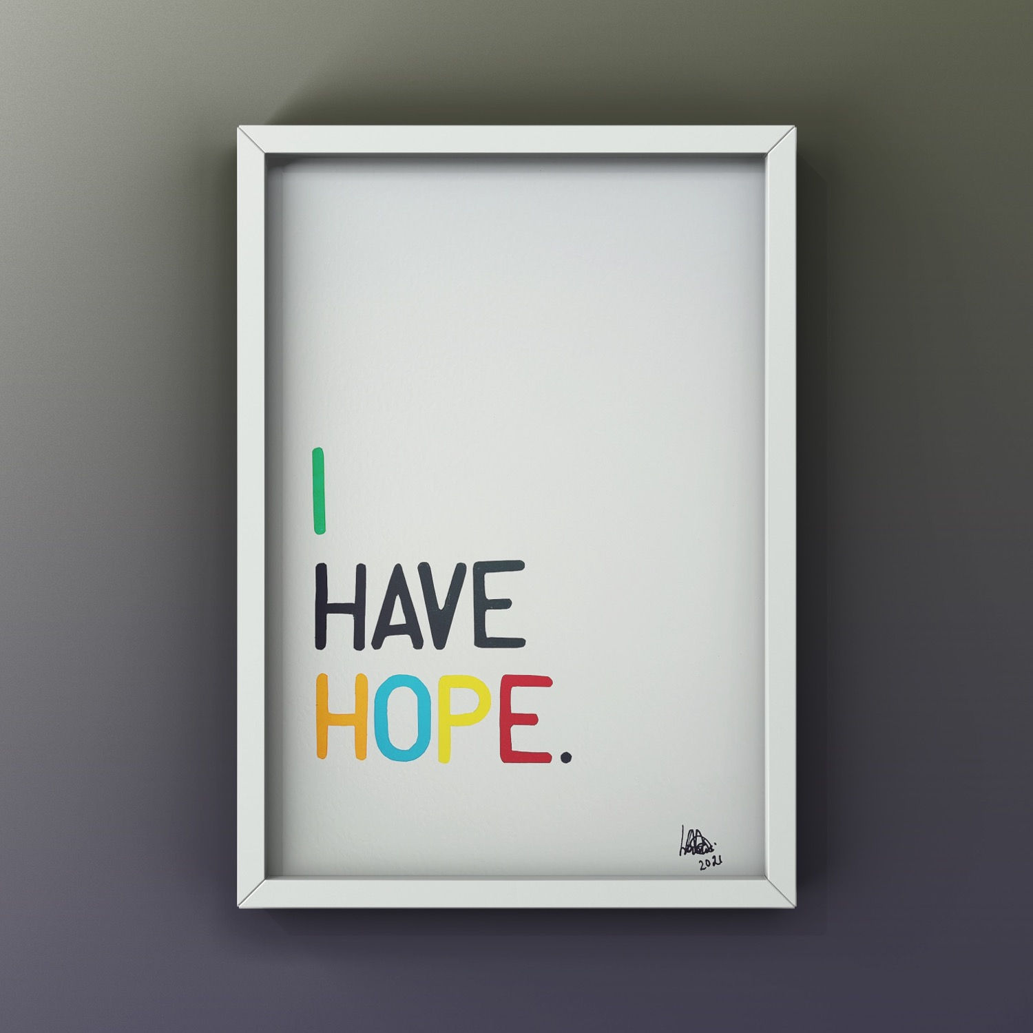 Hope II| Home decor |Wall art | Inspirational wall prints | Handmade | Hopeprint
