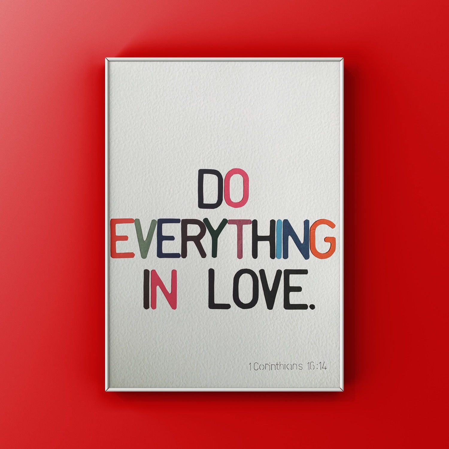 Love | Inspirational wall print | Home decor | Wall art | Contemporary art