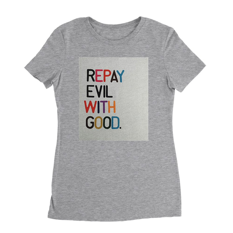 Thumbnail: Women's Triblend Crewneck T-shirt | Next Level 6710