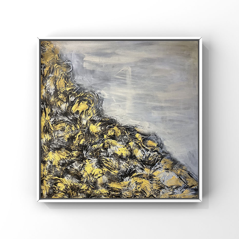 Thumbnail: Tranquil | Original painting | Textured abstract | Artwork | Abstract | 