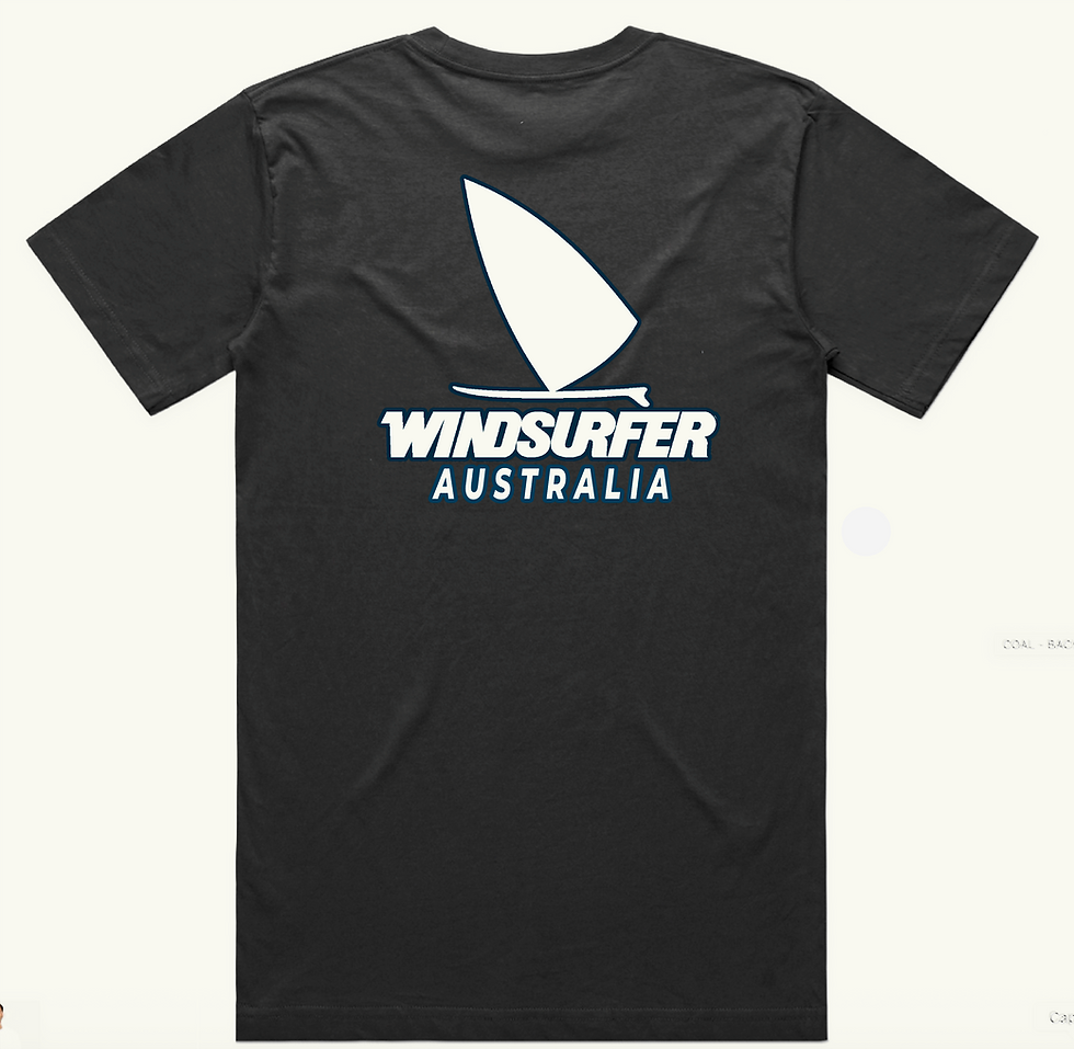 Thumbnail: Windsurfer Australia Tee. Basic range. Bone, Blue or Black.