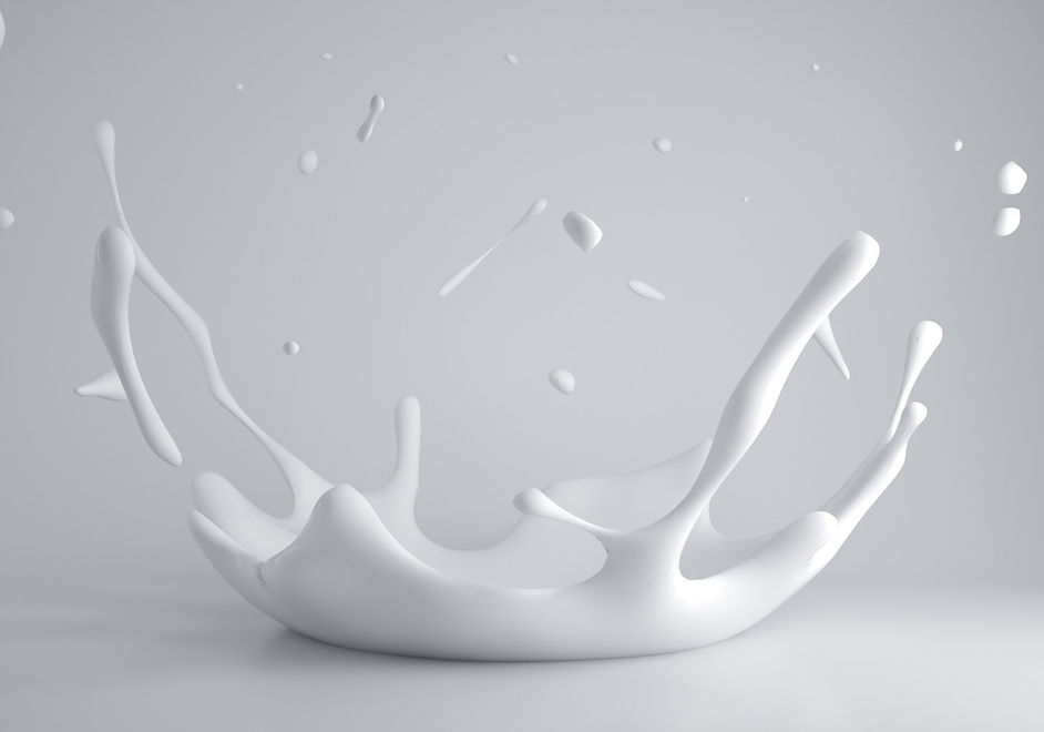 big splash of milk