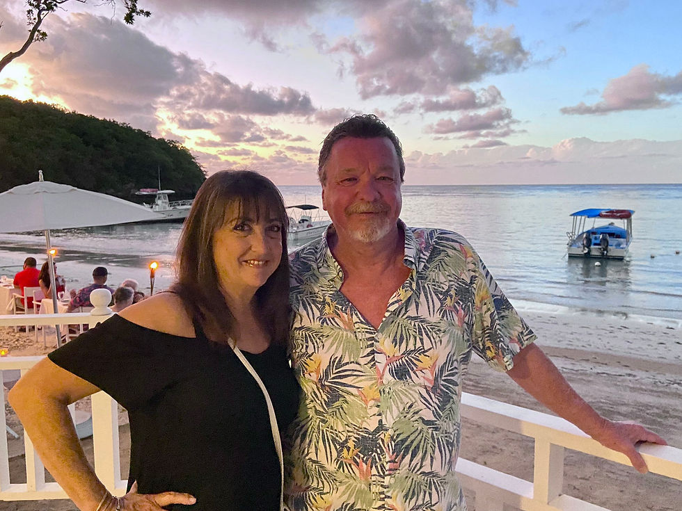 Chris and Larry at Couples Sans Souci