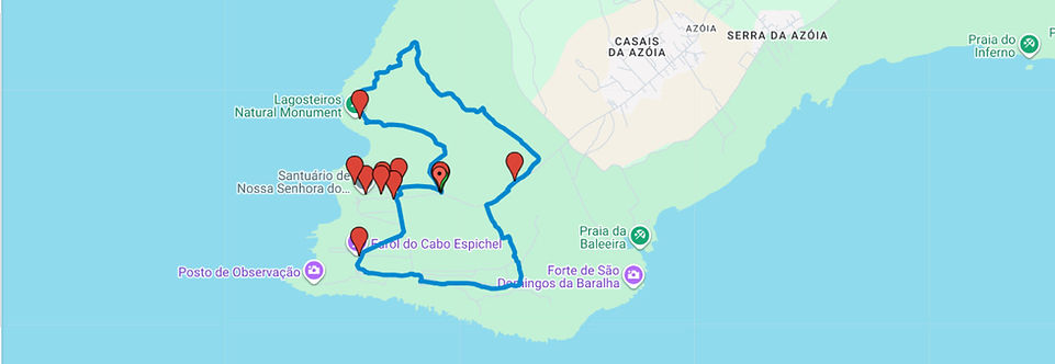 Mapa (GPX) desta rota