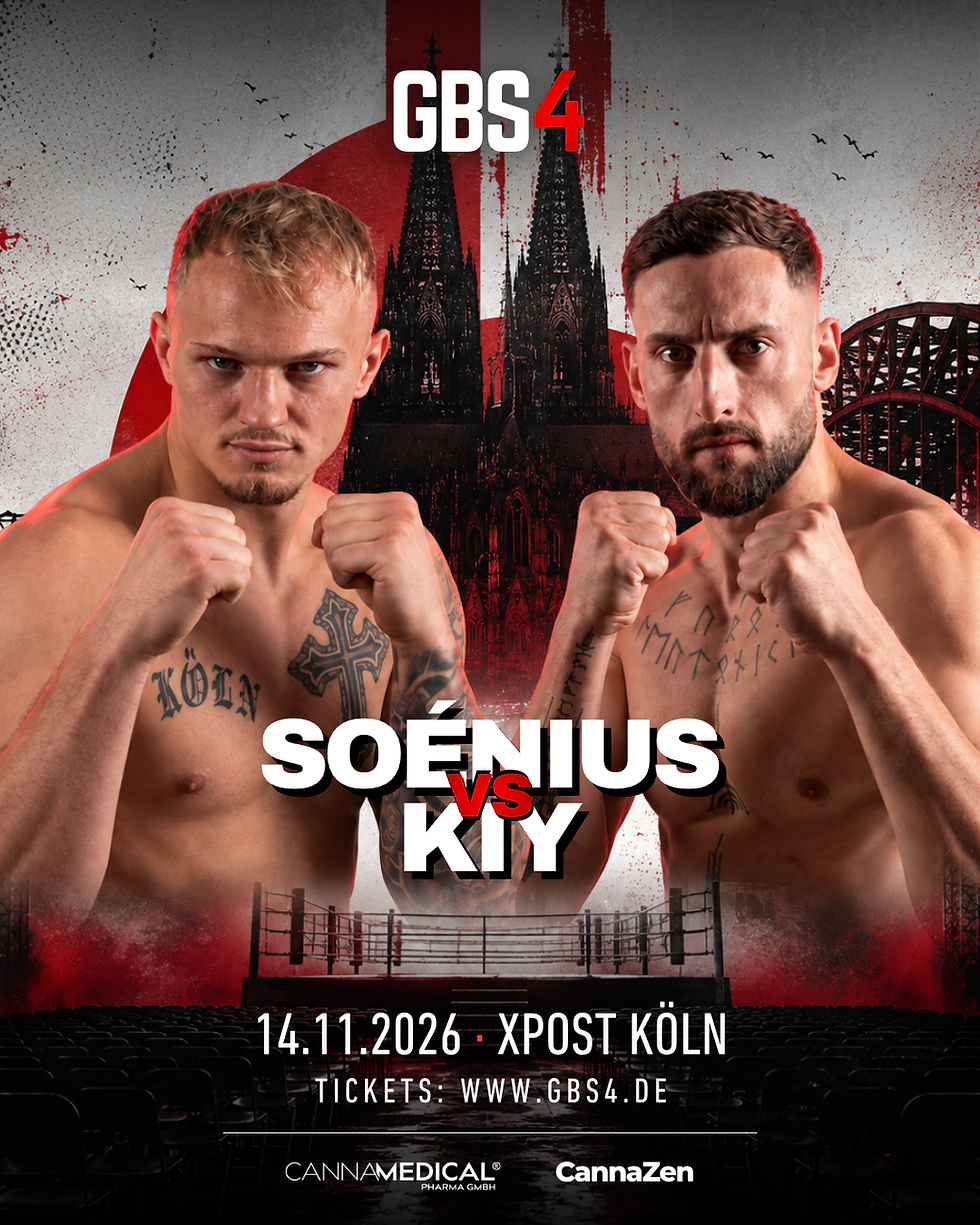 Gregor Soénius boxt gegen Kevin Kiy in Köln bei GBS