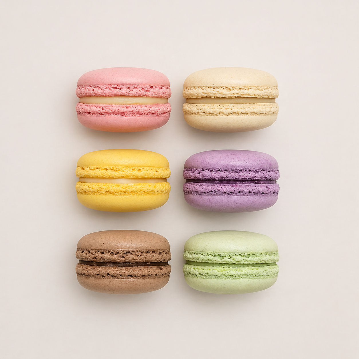 Macaron 6er-Box "Gemischt"