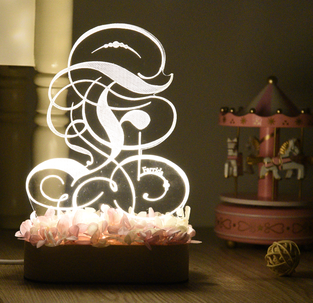 Customized Flower Nightlight