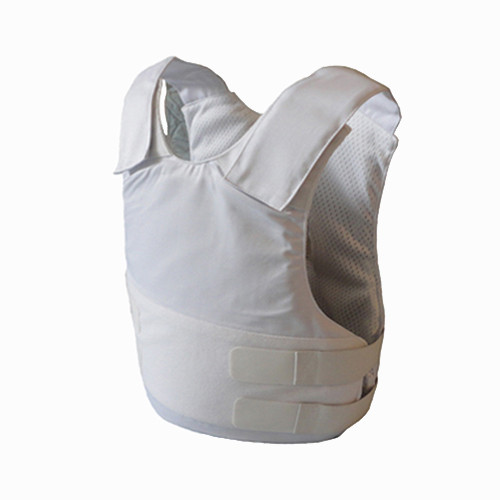 Kevlar White Concealable Bulletproof Vest Skarr Armor