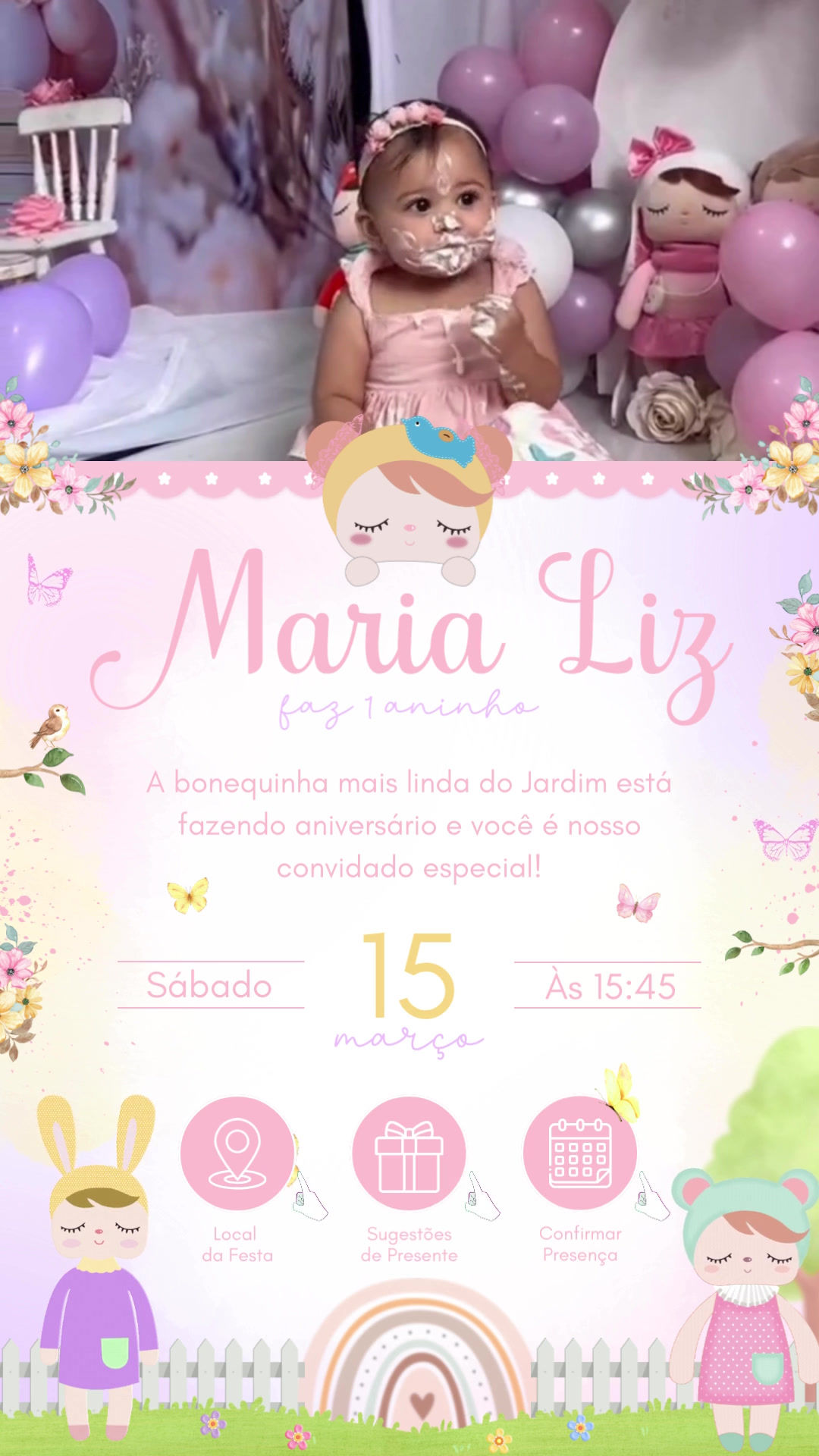 Convite Tecnológico - Metoo Dolls (Boneca Metoo)